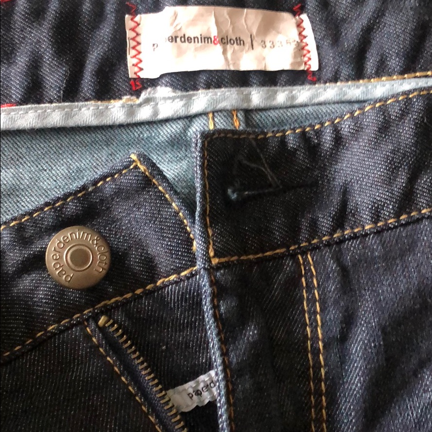 Paper Denim And Cloth Indigo Denim Cut Offs